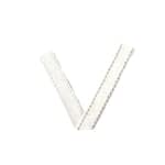 Ribbon Gross White - Silver Lurex 1.5 Cm