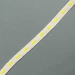 Rigid Tape Herringbone White - Fluo Yellow Cord 1.2 Cm