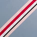 Ribbon Gross Pink - Black - White - Fuchsia 3.8Cm
