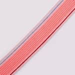 Elastic Striped Salmon - Light Blue - Fluo Pink - Red 2.5 Cm