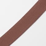 Elastic Woven Striped Brown 2.5 Cm