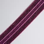 Elastic Polyester Black - Lavender -Fuchsia Lurex 3 Cm