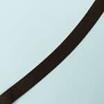 Elastic Polyester Hard For Shoes Dark Brown 1.5 Cm