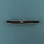 Belt Elastic 2Cm 2060/20/6 Black/Silver Lurex - Metalic Set Buckle - 70M Total