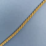 Cord Twisted 2 Cords Gold Lurex 0.5 Cm