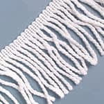 Fringes Cotton Twist White 9Cm