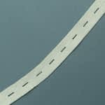 Elastic With Hole For Button Offwhite 2 Cm