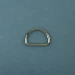 Metallic Semicircle D 32X20/5Mm For 3.2Cm Belt - Nickel