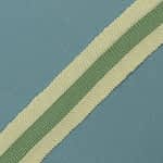 Rib Tape Knitted Ecru 1120 - Khaki 6730 3Cm