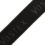 Printed Silicon Elastic Soft Polyester Black - Vostex Shiny 4 Cm
