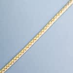 Cord Polyester Ecru - Lemon Yellow - Gold Lurex 0.5Cm