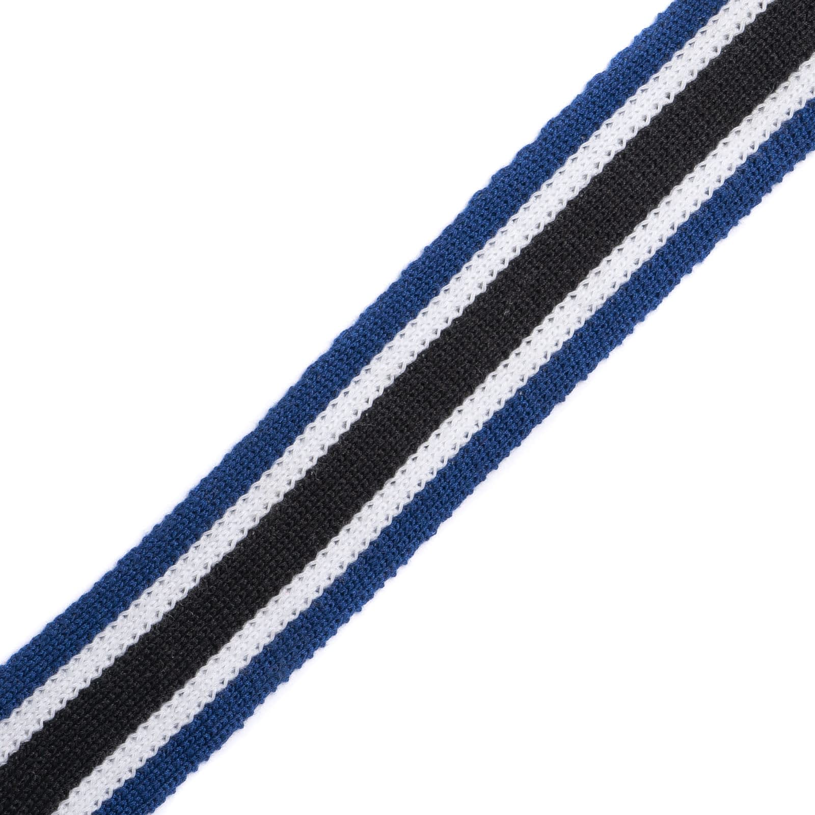Rib Tape Knitted Dark Blue White Black Center Assos 3Cm