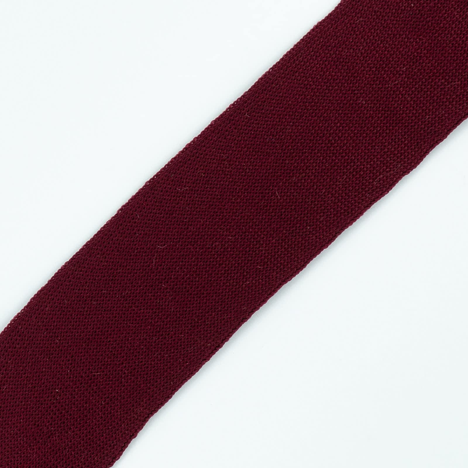Rib Tape Knitted Bordeaux 4 Cm
